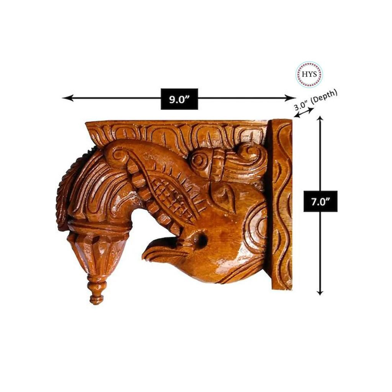 Handmade / Handcarved Bodhil With Yali/yazi
Wall Hangings/ Brackets .1 Unit