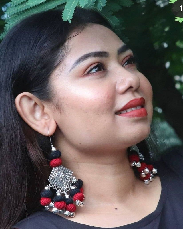 Handmade Thread Jhumka